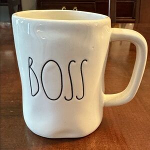 Rae Dunn BOSS Coffee Tea Cup Mug